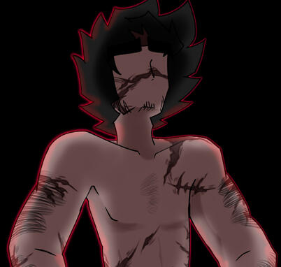 Those scars don't look too healthy.